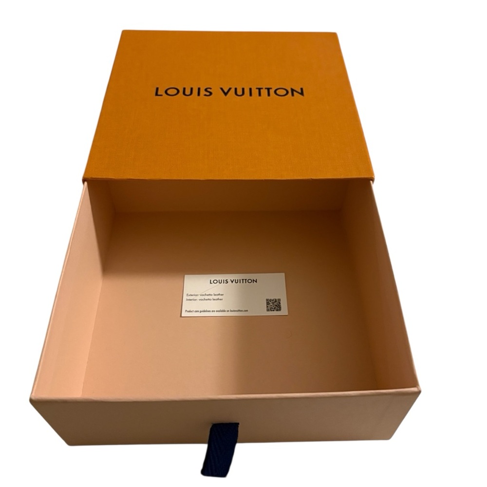 Louis Vuitton Gift Box Vintage Orange Lunchbox Size
